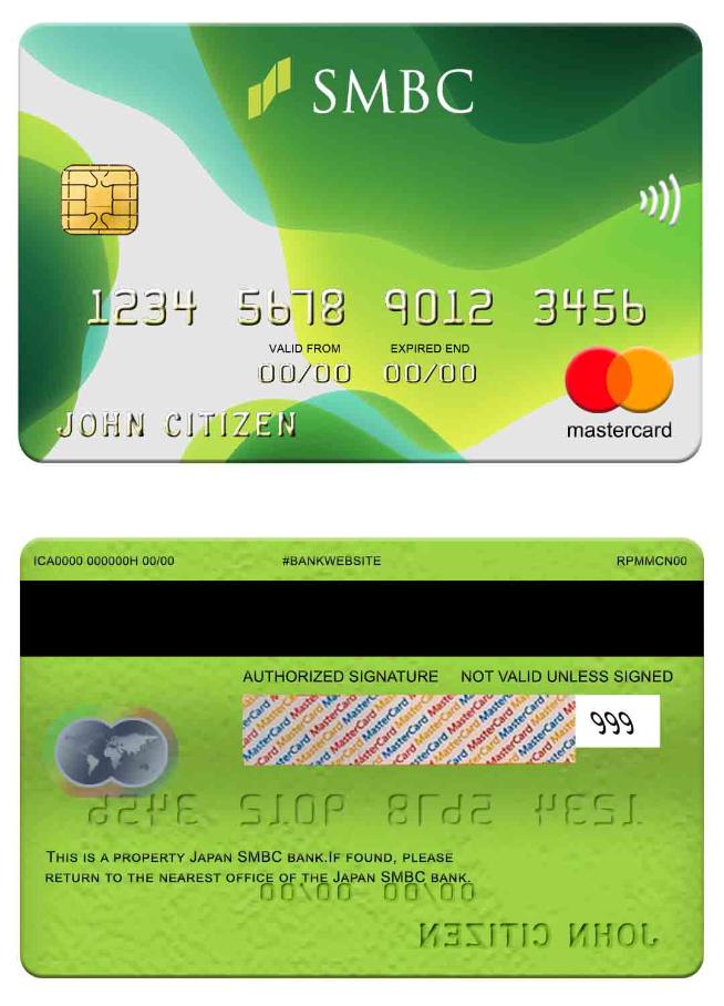 Japan SMBC bank mastercard